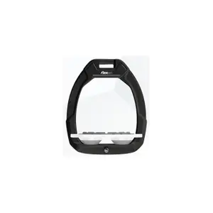 Ασφάλειας σέλας ιππασίας Flat Grip Μαύρο/Λευκό/Γκρι Flex-On Safe-On image-0