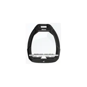 Σέλες ασφαλείας ιππασίας Flat Grip Μαύρο/Γκρι/Μαύρο Flex-On Safe-On image-0