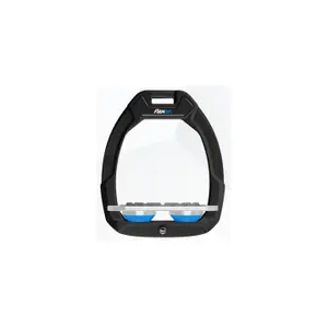 Ασφάλειες ιππασίας Plat Grip Μαύρο/Γκρι/Μπλε Flex-On Safe-On image-0