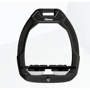 Bezpečnostní jezdící třmeny Plný Grip Černá/Černá/Bílá Flex-On Safe-On