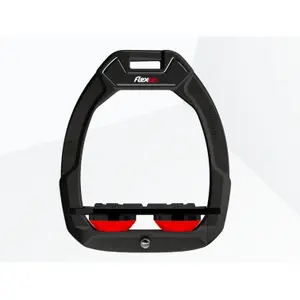 Προστατευτικά αναβάτη Flat Grip Μαύρο/Μαύρο/Κόκκινο Flex-On Safe-On image-0