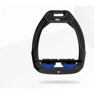 Πλαϊνά στήρηξης ιππασίας Plat Grip Μαύρο/Μαύρο/Μπλε Flex-On Safe-On image-0
