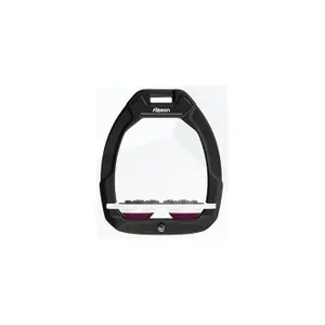 Ασφαλή αναβάτες ιππασίας Flat Ultra Grip Μαύρο/Άσπρο/Βαθύ Μωβ Flex-On Safe-On image-0