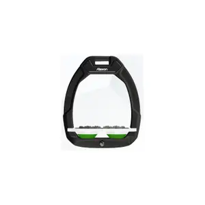 Πλάκα ασφαλείας ιππασίας Ultra Grip Μαύρο/Άσπρο/Πράσινο Flex-On Safe-On image-0