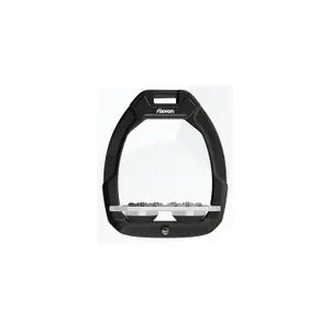 Πλατιά κωνικά καπάκια ασφαλείας ιππασίας Ultra Grip Μαύρο/Γκρι/Μαύρο Flex-On Safe-On image-0
