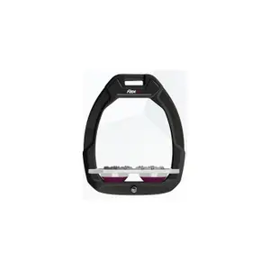 Πάτοι ασφαλείας ιππασίας Flat Ultra Grip Μαύρο/Γκρι/Μωβ Flex-On Safe-On image-0