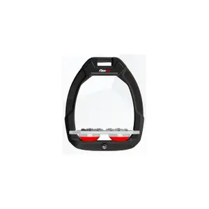 Ασφαλή ελατήρια ιππασίας Flat Ultra Grip Μαύρο/Γκρι/Κόκκινο Flex-On Safe-On image-0