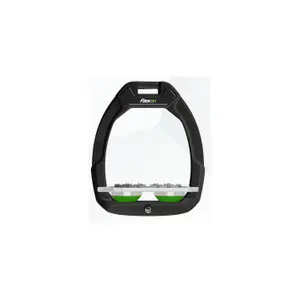 Πλαστικές ασφαλείας ιππασίας Ultra Grip Μαύρες/Γκρι/Πράσινες Flex-On Safe-On image-0