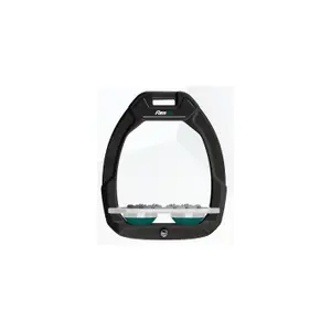 Πλαστικές ασφαλείας ιππασίας Ultra Grip Μαύρες/Γκρι/Πράσινες Flex-On Safe-On image-0