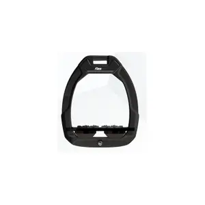 Πλέγματα ασφαλείας ιππασίας Flat Ultra Grip Μαύρο/Μαύρο/Καφέ Flex-On Safe-On image-0