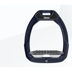 Étriers de sécurité d’équitation Endurance Marron/Gris/Blanc Flex-On Safe-On image-0