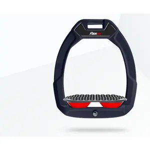 Étriers de sécurité d’équitation Endurance Marron/Gris/Rouge Flex-On Safe-On image-0