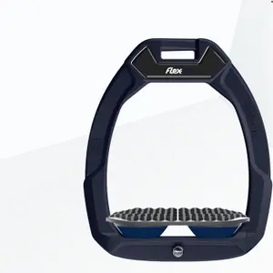 Étriers de sécurité d’équitation Endurance Marron/Gris/Marine Flex-On Safe-On image-0