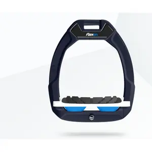 Προστατευτικά αναβάτη με Κεκλιμένο Grip Καφέ/Λευκό/Μπλε Flex-On Safe-On image-0