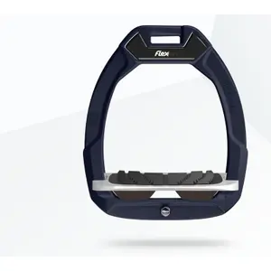 Estribos de seguridad para equitación Inclinados Grip Marrón/Gris/Marrón Flex-On Safe-On image-0