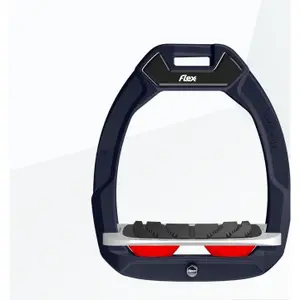 Závěsné bezpečnostní třmeny na ježdění Šikmý Grip Hnědá/Šedá/Červená Flex-On Safe-On