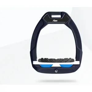 Ασφαλή αναβάθμιση ιππασίας Καγκέλια Ultra Grip Καφέ/Άσπρο/Μπλε Flex-On Safe-On image-0