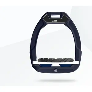 Ελαστικά σφαλματικά αναβάτη Κεκλιμένα Ultra Grip Καφέ/Λευκό/Μπλε Flex-On Safe-On image-0