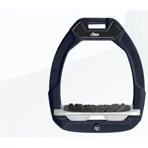 Κεκλιμένα σφαίρια ασφαλείας ιππασίας Ultra Grip Καφέ/Γκρι/Λευκό Flex-On Safe-On image-0