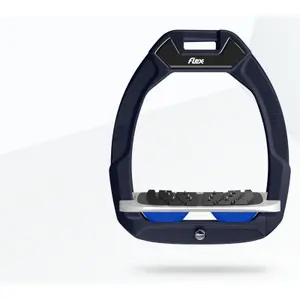Ασφαλή αναβάθρα ιππασίας Κεκλιμένα Ultra Grip Καφέ/Γκρι/Μπλε Flex-On Safe-On image-0