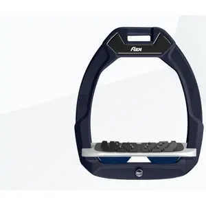 Ηλεκτρονικά σχήματα ασφαλείας ιππασίας Κεκλιμένα Ultra Grip Καφέ/Γκρι/Μπλε Flex-On Safe-On image-0
