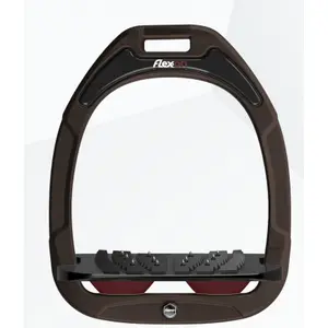 Ασφάλεια ιππασίας Σπιράλ Ultra Grip Καφέ/Μαύρο/Βουργουνδίς Flex-On Safe-On image-0