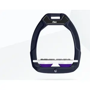 Ασφαλή στήριγμα για ιππασία Plat Grip Καφέ/Λευκό/Βιολετί Flex-On Safe-On image-0