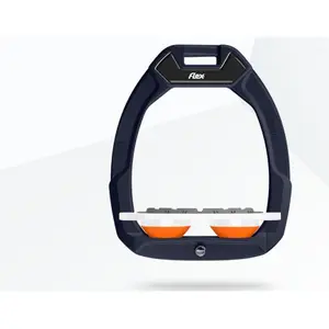 Καββαδόγαμπα ασφαλείας ιππασίας Flat Grip Καφέ/Άσπρο/Πορτοκαλί Flex-On Safe-On image-0