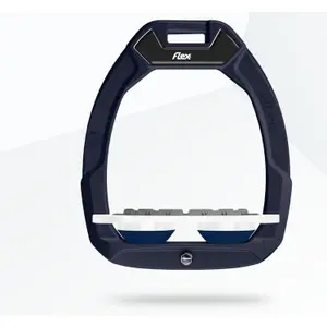 Ασφάλειας σέλας Πλατύ Grip Καφέ/Λευκό/Μαρινέ Flex-On Safe-On image-0