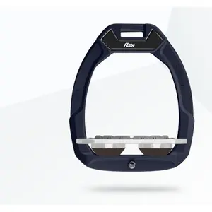 Πεταλούδες ασφαλείας ιππασίας Plat Grip Καφέ/Γκρί/Καφέ Flex-On Safe-On image-0
