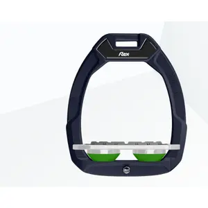 Ασφάλειες ιππασίας Plat Grip Καφέ/Γκρι/Πράσινο Flex-On Safe-On image-0