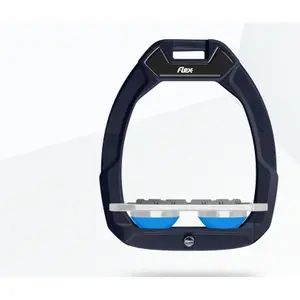 Φαρδιά ασφάλεια ιππασίας Στερεά Grip Καφέ/Γκρι/Μπλε Flex-On Safe-On image-0