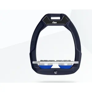 Φαρδιά ασφάλεια ιππασίας Στερεά Grip Καφέ/Γκρι/Μπλε Flex-On Safe-On image-0