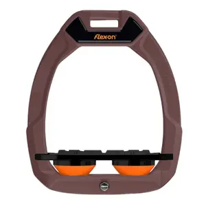 Στερέωμα ασφαλείας ιππασίας Flat Grip Καφέ/Μαύρο/Πορτοκαλί Flex-On Safe-On image-0
