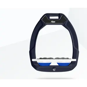 Επίτοιχοι ασφάλειας για ιππασία Flat Ultra Grip Καφέ/Λευκό/Μπλε Flex-On Safe-On image-0