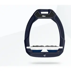 Ασφαλή αναβάτες ιππασίας Flat Ultra Grip Καφέ/Λευκό/Μπλε Flex-On Safe-On image-0
