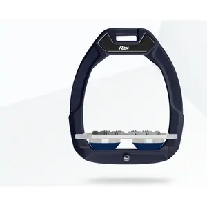Στερεά Στελέχη Ιππασίας Flat Ultra Grip Καφέ/Γκρι/Μπλε Flex-On Safe-On image-0