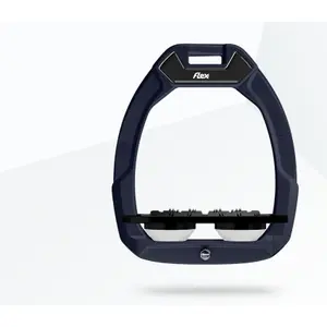 Πλατιά σέλα ασφαλείας ιππασίας Ultra Grip Καφέ/Μαύρο/Λευκό Flex-On Safe-On image-0
