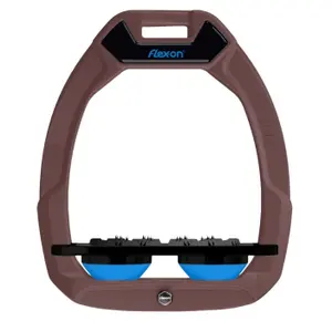 Ασφαλή αναβάθμισης ιππασίας Plat Ultra Grip Καφέ/Μαύρο/Μπλε Flex-On Safe-On image-0