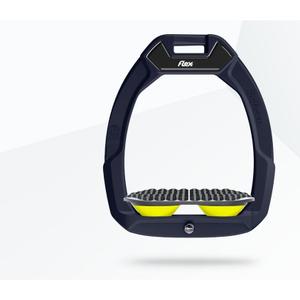 Étriers de sécurité d’équitation Endurance Rouge/Gris/Jaune Flex-On Safe-On image-0