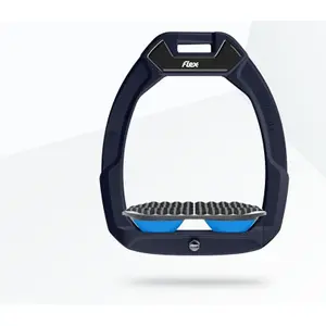 Étriers de sécurité d’équitation Endurance Rouge/Gris/Bleu Flex-On Safe-On image-0