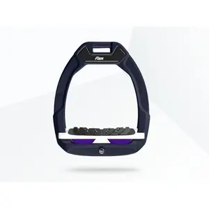 Προστατευτικά σέλας ιππασίας Κεκλιμένα Ultra Grip Κόκκινο/Λευκό/Μωβ Flex-On Safe-On image-0