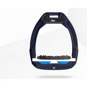 Κλίμακες ασφάλειας ιππασίας Ultra Grip Κόκκινο/Λευκό/Μπλε Flex-On Safe-On image-0