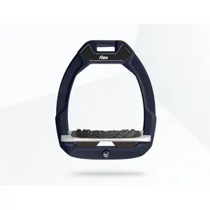 Καβάλλες ασφαλείας ιππασίας Κεκλιμένες Ultra Grip Κόκκινες/Γκρι/Καφέ Flex-On Safe-On image-0