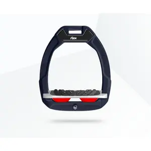 Προστατευτικά σέλας ιππασίας Κεκλιμένα Ultra Grip Κόκκινο/Γκρι/Κόκκινο Flex-On Safe-On image-0