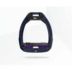 Αναβάτες ασφαλείας ιππασίας Κεκλιμένοι Ultra Grip Κόκκινο/Μαύρο/Βιολετί Flex-On Safe-On image-0