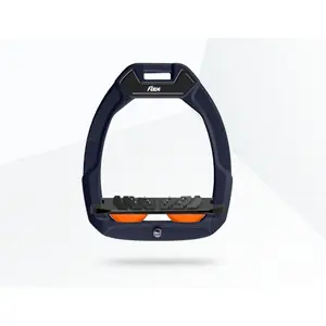 Προστατευτικά σέβρων ιππασίας Κεκλιμένα Ultra Grip Κόκκινο/Μαύρο/Πορτοκαλί Flex-On Safe-On image-0