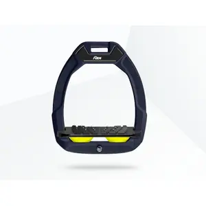 Estribos de seguridad de equitación Inclinados Ultra Grip Rojo/Negro/Azul Flex-On Safe-On image-0