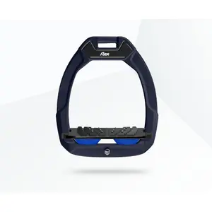 Σέλα ασφαλείας ιππασίας Κεκλιμένη Ultra Grip Κόκκινο/Μαύρο/Μπλε Flex-On Safe-On image-0
