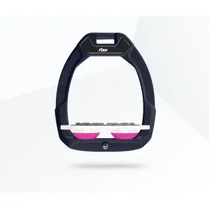 Κόκκινα/Λευκά/Ροζ Πλατιά Grip Σπιρούνια Ασφαλείας Ιππασίας Flex-On Safe-On image-0